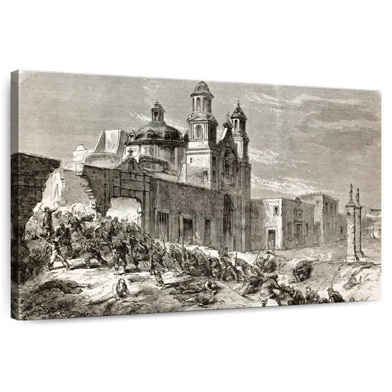 Keiri Battle Of Puebla, 20" H x 30" W