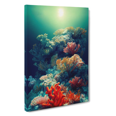 Sensational Coral Reef - Wrapped Canvas