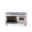 ILVE Nostalgie II 60 Dual Fuel Range, 9 Burners, Griddle-233756768-233756750