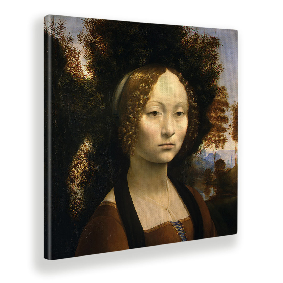 Wandbild Ginevra de Benci von Leonardo da Vinci