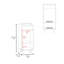 Meuble-lavabo blanc avec lavabo intégré-968754688