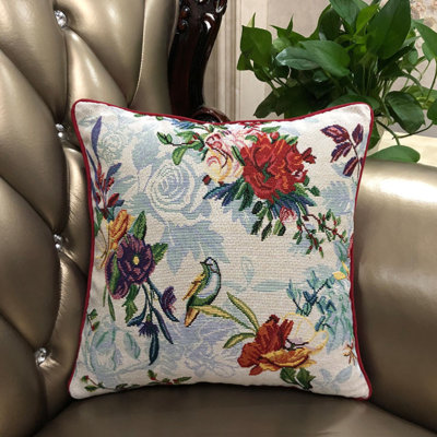  Tropical Paradise Birds Throw Pillow Cover