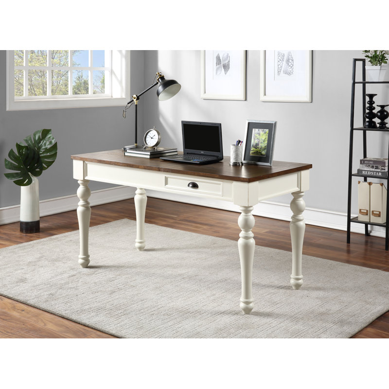 Heppman Adjustable Solid Wood Base Writing Desk