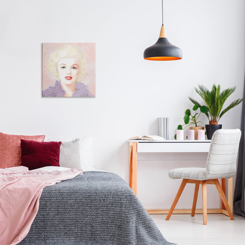 «Pastel Marilyn Portrait» par Amy Hall, H 24 po x l 24 po