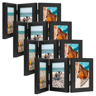Black 3-Opening Collage Picture Frame