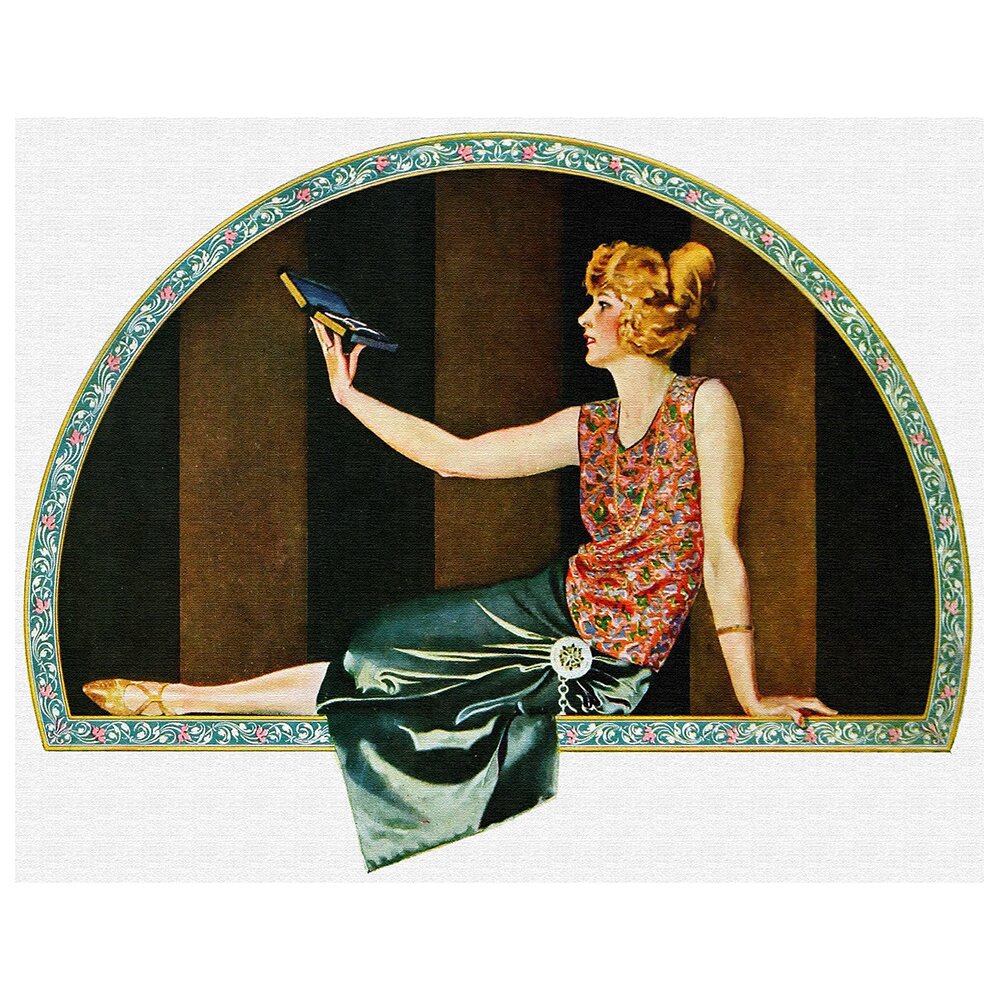 Leinwandbild Community Plate Ad, 1923 von C. Coles Phillips