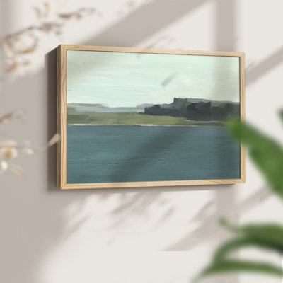 «Calming Lake View II», reproduction encadrée
