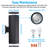 Up & Down Wall Sconces, 22" Waterproof Wall Light, E26 Base, Wall-mounted Exterior Lamps-102003739