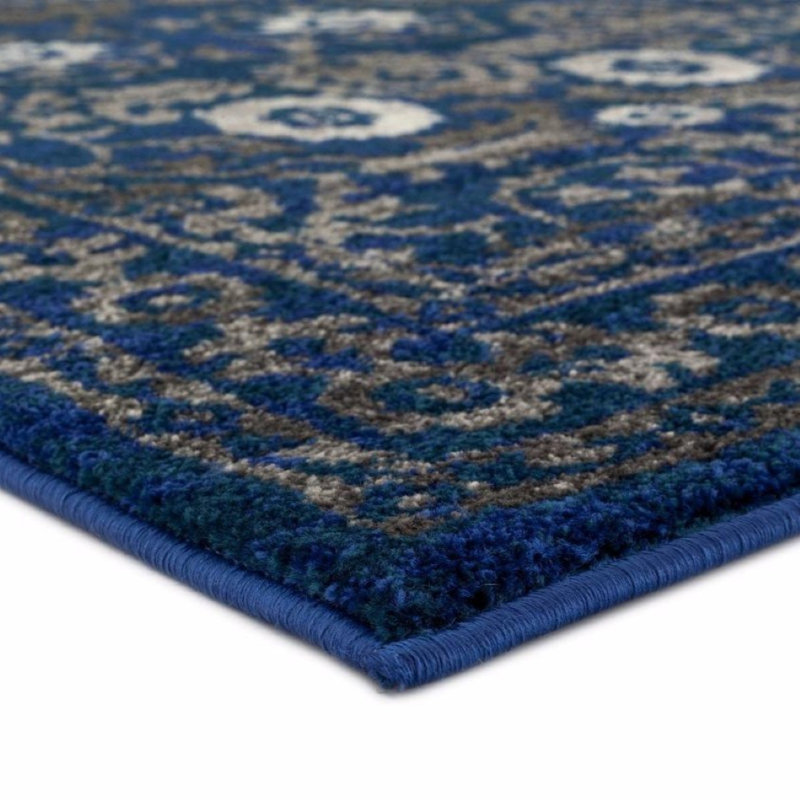 Tapis d'intérieur / extérieur bleu Ketilfrith