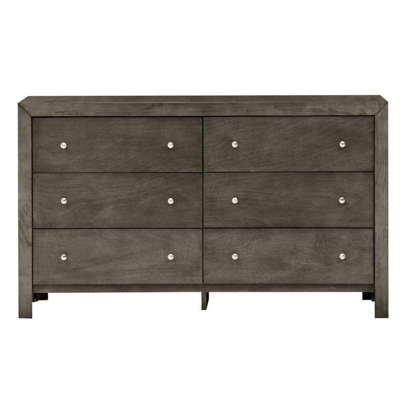 Commode en panneau de particules durable à queue d'aronde pour environnement de chambre à coucher moderne