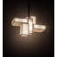 Luminaire suspendu carré / rectangulaire unique à 16 lumières Zaye