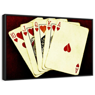 Royal Flush Canvas Print