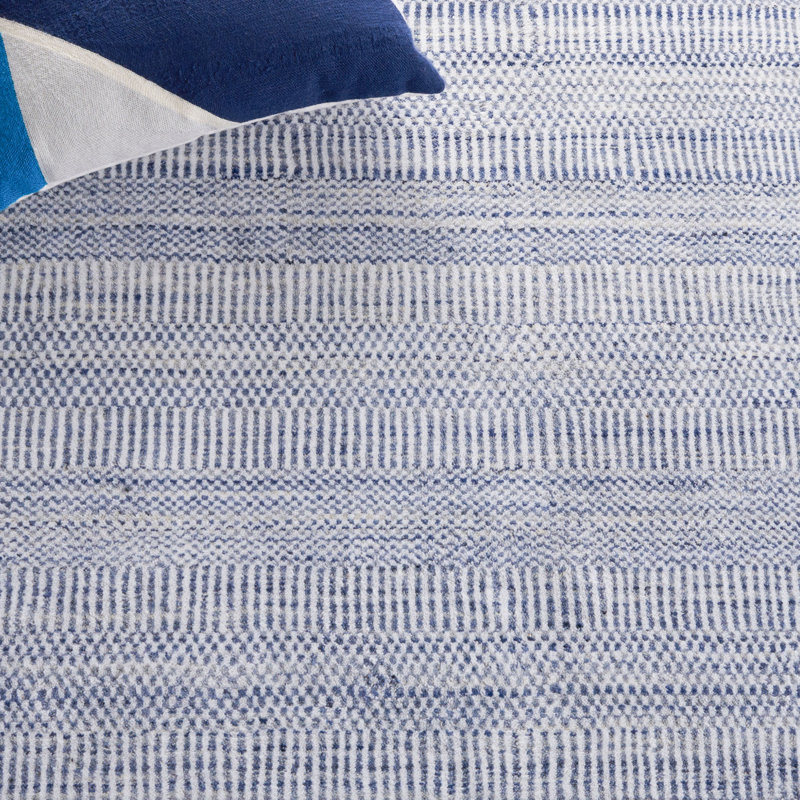 Dheftera Hand Loomed Performance Solid Color Rug, Rectangle 10' x 14'