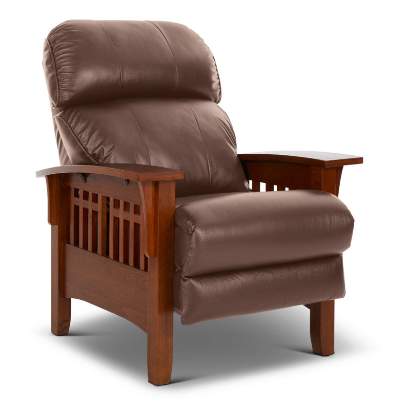Fauteuil inclinable El Dorado, Cuir véritable cannelle Titan