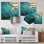 Touche d'art sur agate turquoise - marbre-128514614-128514609