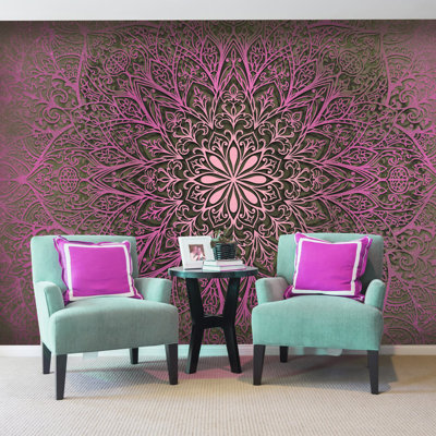 Dyontae Textured Matte Peel & Stick Mural