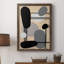 «Interconnected Shapes I», art mural mat et encadré sous verre acrylique, grand salon-98029454-98029457-98028831