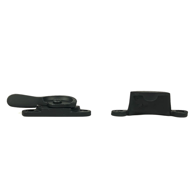 Black Powder Coat Iron Window Sash Lock