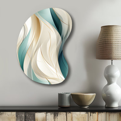 Crissie - Irregular Shape Abstract Metal Wall Art, Asymmetrical Metal Wall Sculpture Print