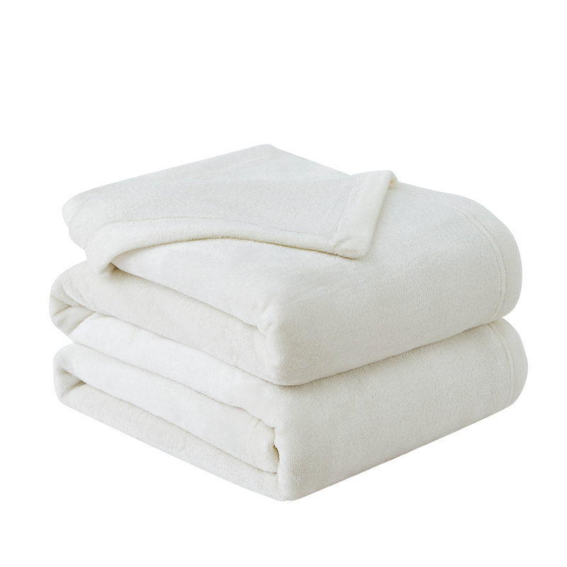 Surdimensionné douillet en micro-molleton Southshore Fine Linens, Simple, Crème
