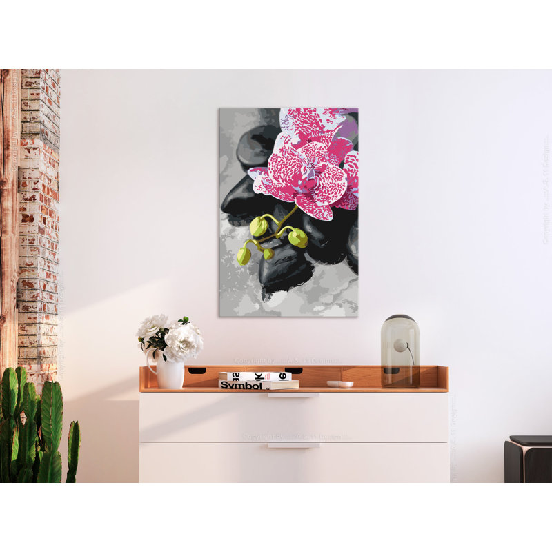 Paint By Numbers Kit - Pink Orchid
