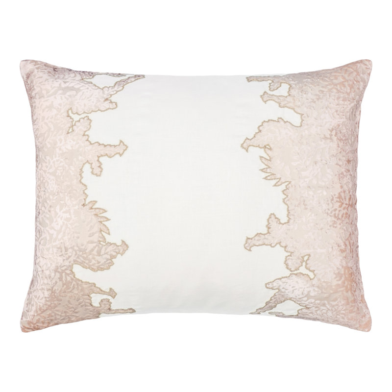 Ferns Linen Lumbar Pillow Cover & Insert, Grass, Rectangle 16"H x 20" W