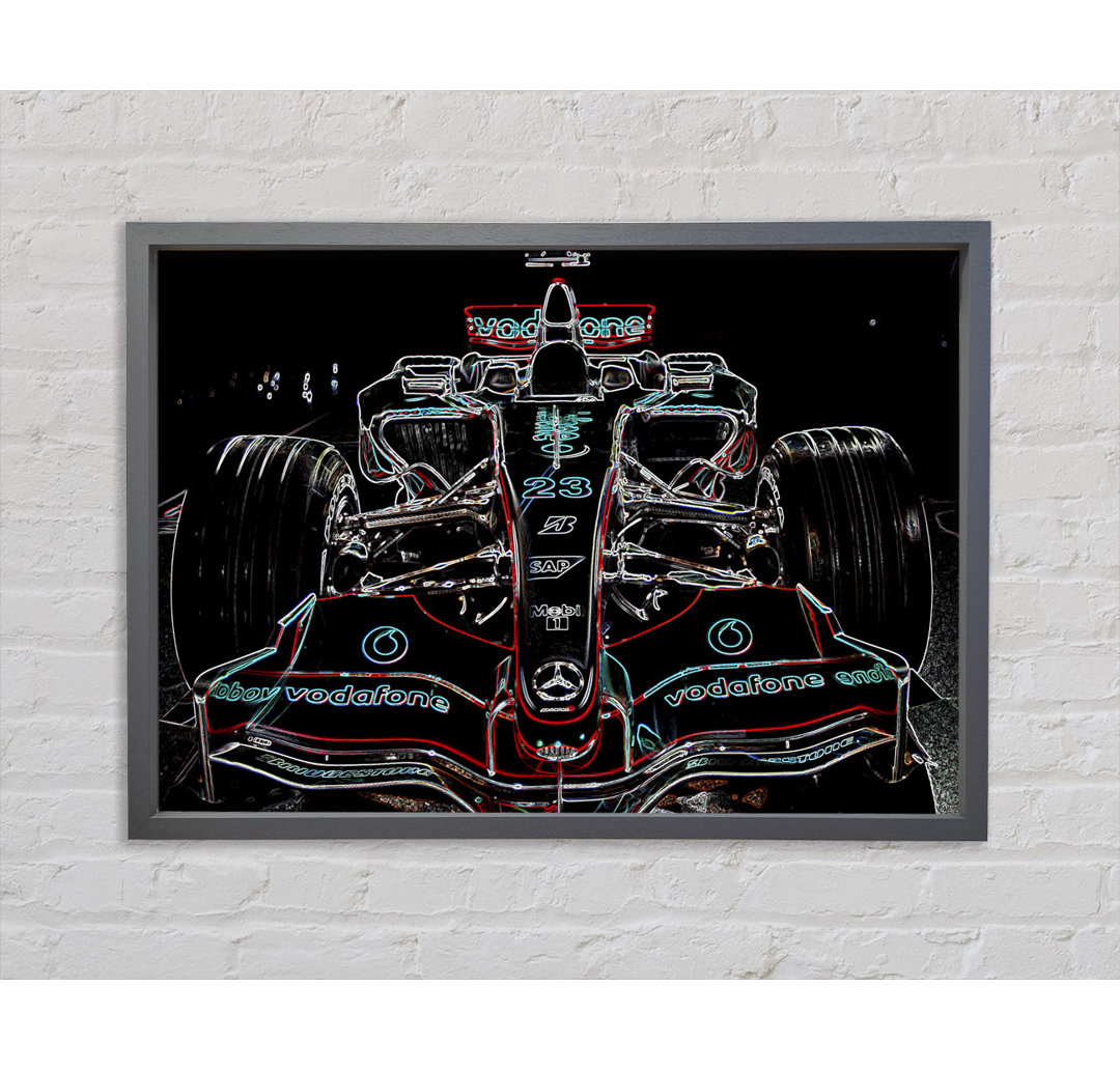 Formula One Pole Postion - Einzelbildrahmen Kunstdrucke auf Leinwand