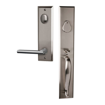 Ensemble de poignées Charleston Bravura 980G-839 avec levier Delray en nickel satiné - L
