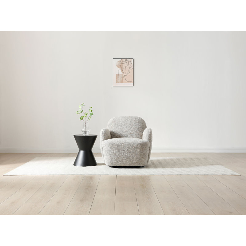 Upholstered Swivel Armchair
