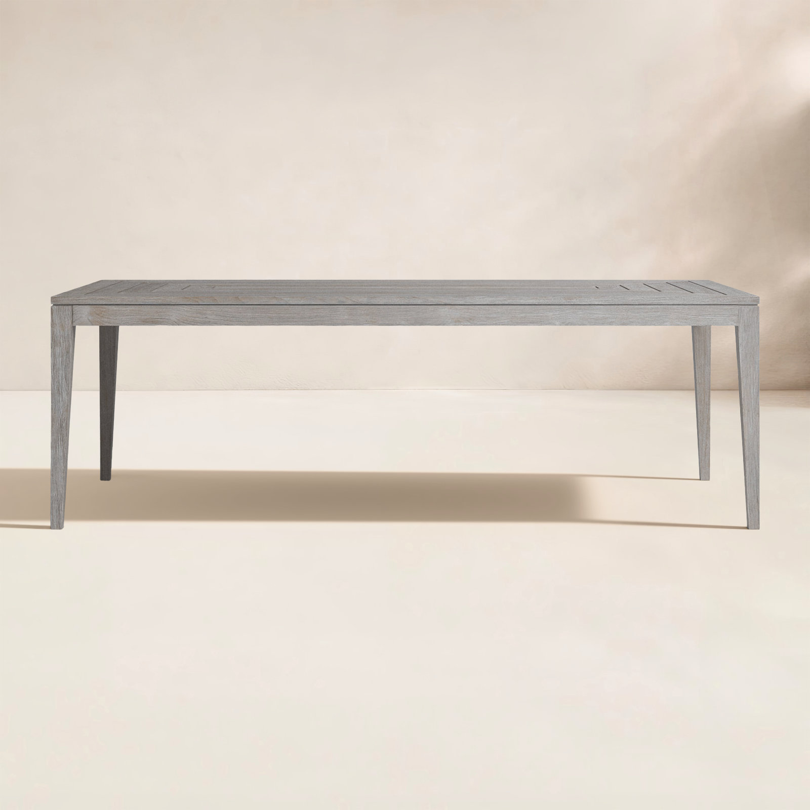 86'' Teak Outdoor Dining Table