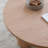 Modern simple round solid wood coffee table-105834629