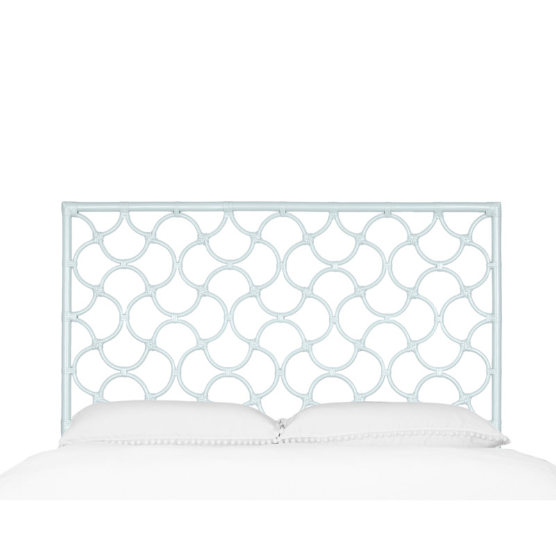 Mar Collection Headboard, Light Blue, Queen