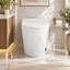 Toilettes bidet intelligentes monoblocs avec ouverture automatique, chasse d'eau automatique et siège chauffant