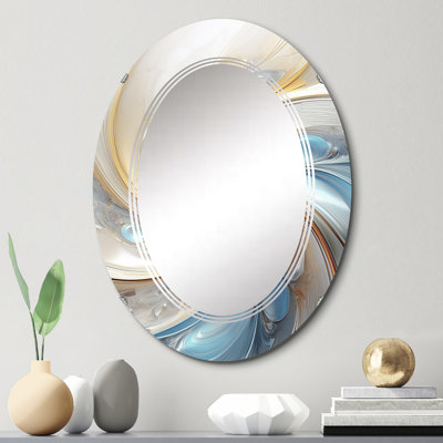 Musica - Miroir mural moderne ovale