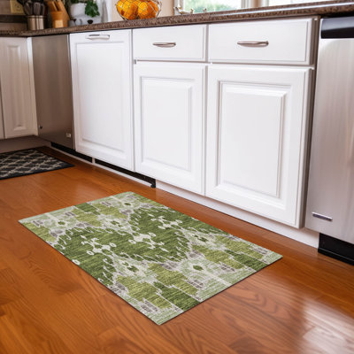 Malchow Washable Ikat Indoor / Outdoor Rug