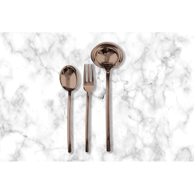 Ensemble de couverts raison - 43 pièces - Bronze, Bronze