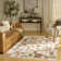Tapis Mid-Century Nordic Ivory Rust