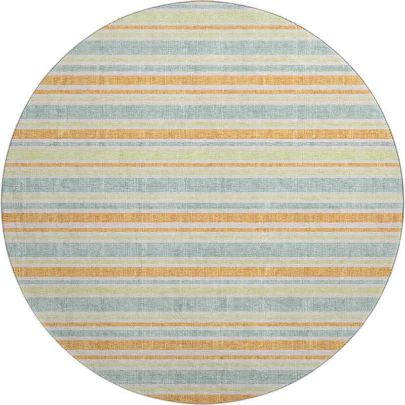 Premium Machine Washable Mayfield AMF531OR, Round 8'