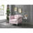 Chic Transitional Pink Accent Chair