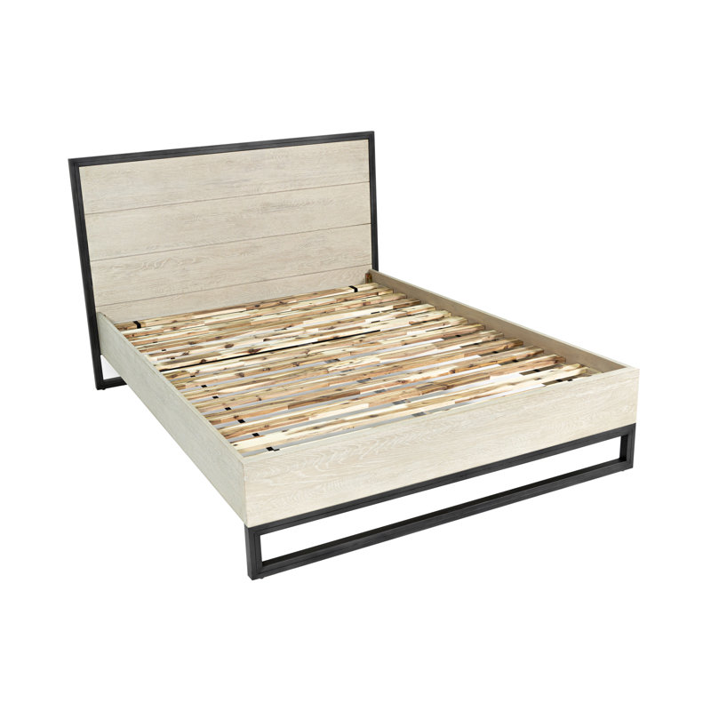 Bonte Solid Wood Platform Bed, King