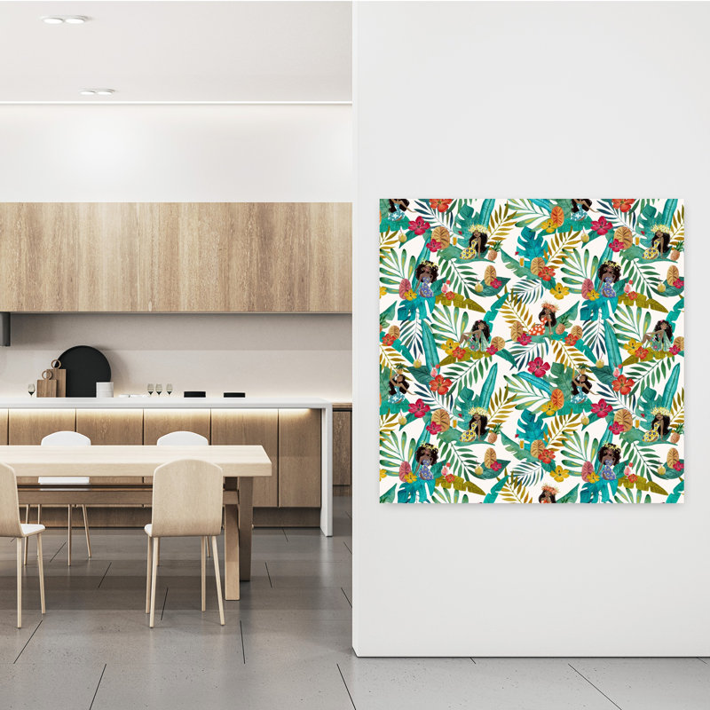 Art contemporain, art tropical contemporain, H 48 po x l 48 po