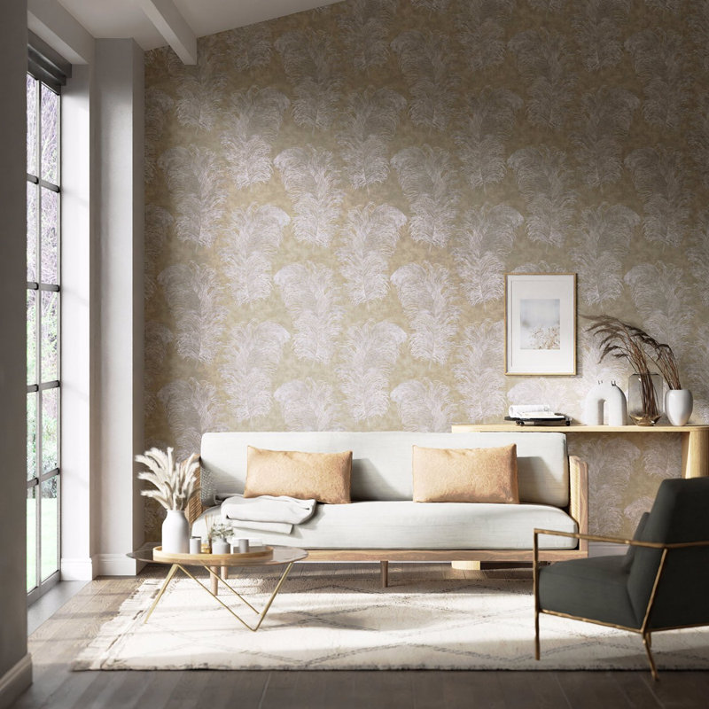 Operetta 10.05m x 68.6cm Wallpaper Roll, Pebble