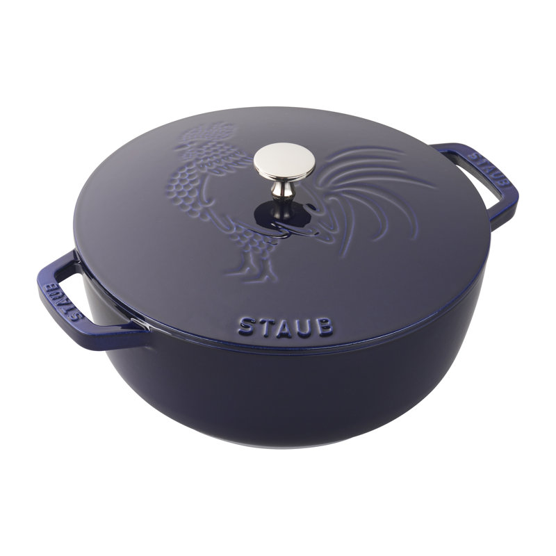 Cast Iron 3.8-qt Essential French Dutch Oven, Dark Blue