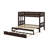 Twin Over Twin Pull-Out Bunk Bed With Trundle-904956860