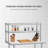 Stainless Steel Table With Overshelves
