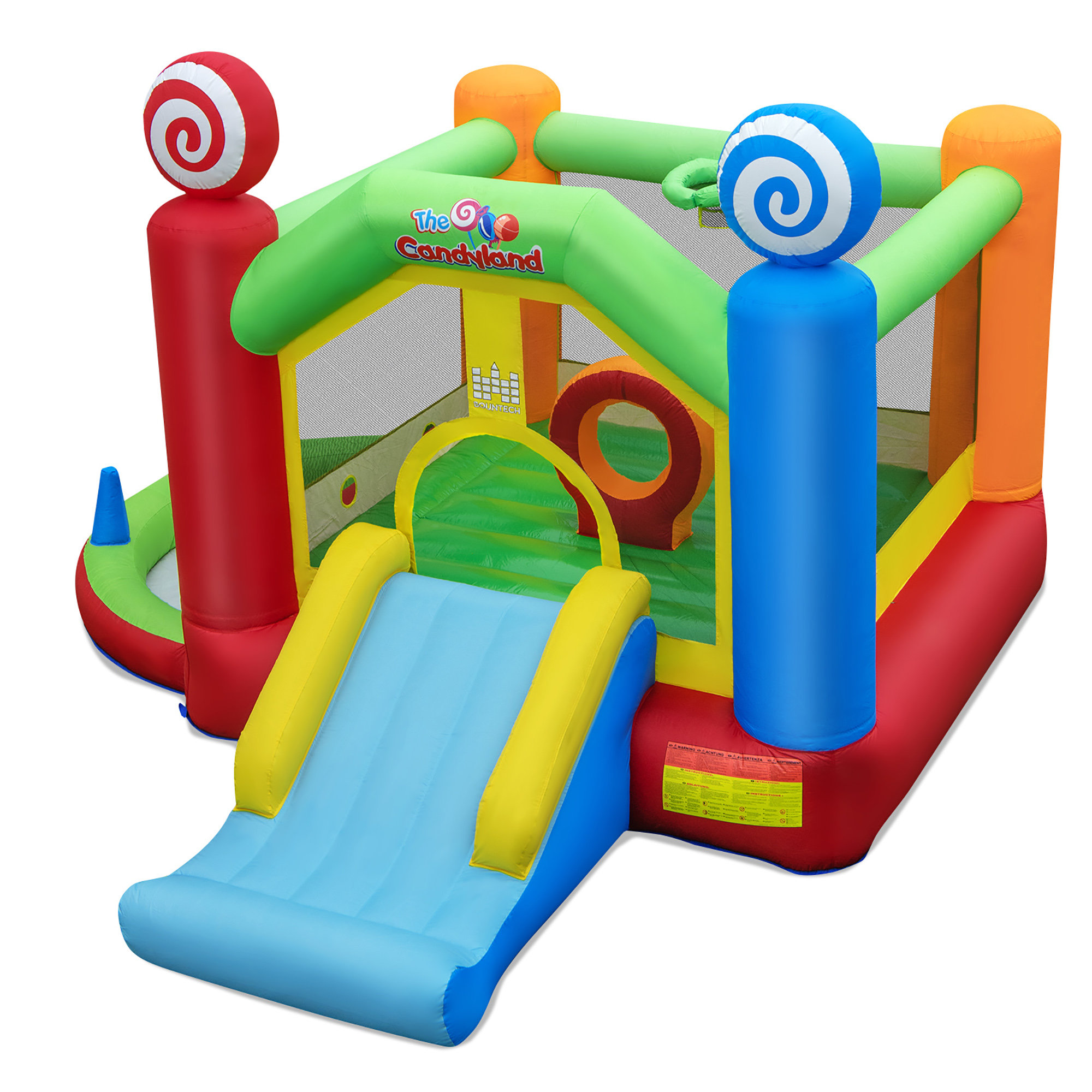 Costway 11 6 X 12 6 Bounce House With Slide Reviews Wayfair