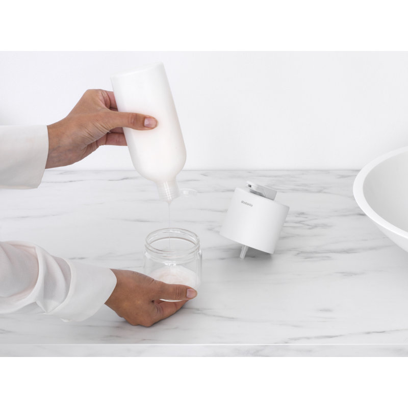 Distributeur de savon Brabantia Mindset, Minéral blanc frais