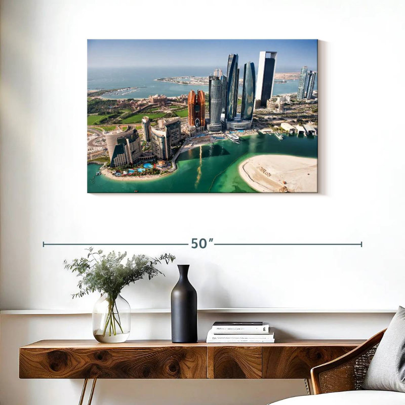 Abu Dhabi Structures, 24" H x 36" W