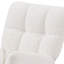 Chaise berçante rembourrée avec dossier haut Comfy