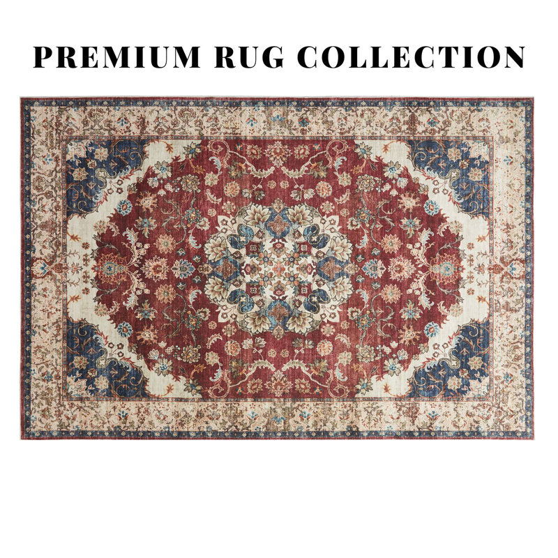 Aspire Homeware Vintage Persian Style Area Rug, Rectangle 120 x 170 cm